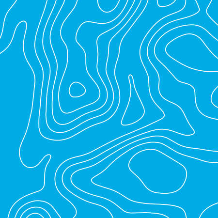 Contour illustration. Abstract topographic map background. Geography scheme.の写真素材