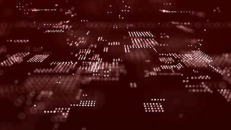 illustration. Abstract technology background. Big data. Futuristic background 3d renderingの写真素材