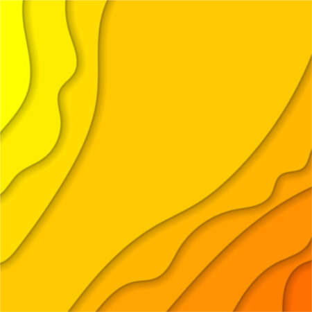 Abstract vector banners. Ribbons cut paper. Paper bannerのイラスト素材