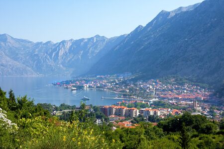 Kotor - popular summer resort, Montenegroの写真素材