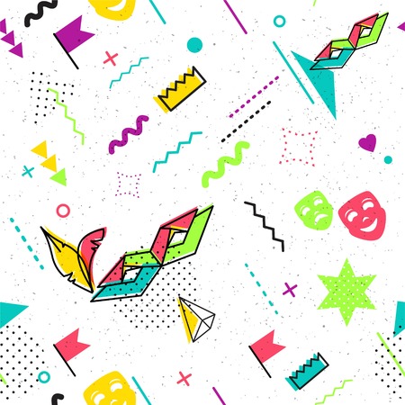 Mardi gras abstract design.のイラスト素材