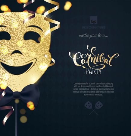 Carnival mask illustration.のイラスト素材