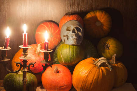 Halloween - celebration on the eve of All Saintsの写真素材