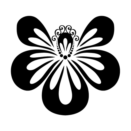 Beautiful Decorative Flower  Vector , Patterned designのイラスト素材