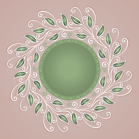 Vector Colored Floral Background のイラスト素材