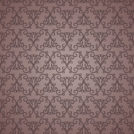 Seamless Ornate Pattern  Vector   Hand Drawn Vintage Textureのイラスト素材