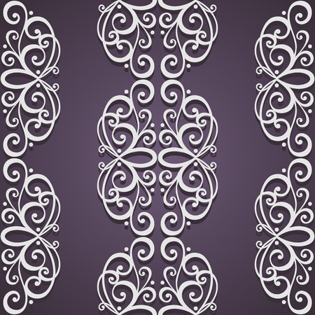 Seamless Ornate Pattern  Vector   Hand Drawn Vintage Textureのイラスト素材