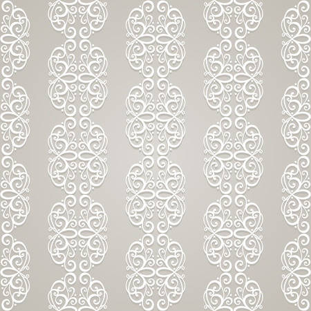 Seamless Ornate Pattern  Vector   Hand Drawn Vintage Textureのイラスト素材
