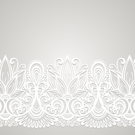 Vector Colored Ornate Backgrounds  Hand Drawn Texture with Ornamental Laceのイラスト素材