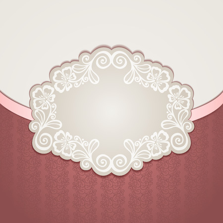 Colored Ornate Hand Drawn Texture with Ornamental Laceのイラスト素材