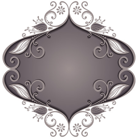 Vector Colored Ornate Backgrounds. Hand Drawn Texture with Ornamental Laceのイラスト素材