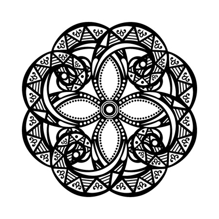 Beautiful Deco Circle (Vector), Patterned designのイラスト素材