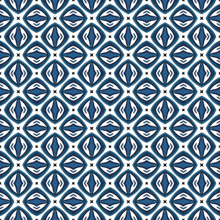Vector Seamless Vintage Lace Pattern. Hand Drawn Tile Texture, Ethnic Ornamentのイラスト素材