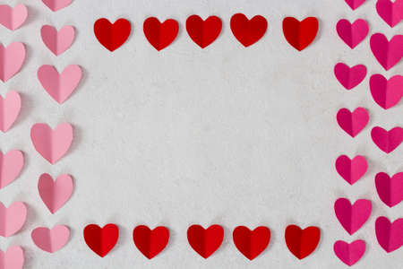 Postcard for design for Valentine's Day. celebration atmosphere.の写真素材