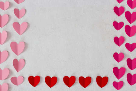 Postcard for design for Valentine's Day. celebration atmosphere.の写真素材