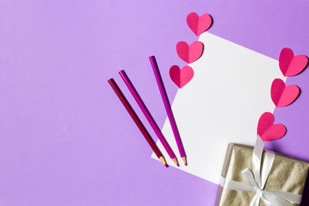 Festive mood for design, love, beautiful backgroundの写真素材