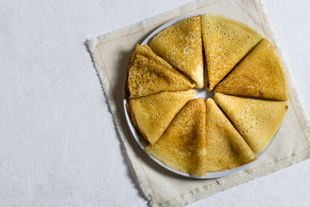homemade pancakes, healthy delicious foodの写真素材