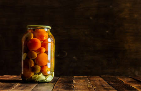 Vegetarian Homemade Pickled Tomatoes Pesticide Freeの写真素材
