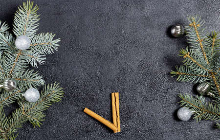 new year and christmas designの写真素材