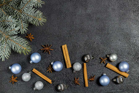 new year and christmas designの写真素材