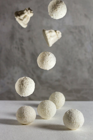 ice cream that you want to eat right awayの写真素材