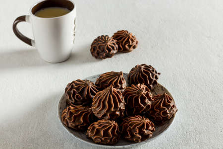dessert for breakfast, homemade healthyの写真素材