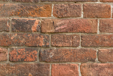 Background of old vintage brick wallの写真素材