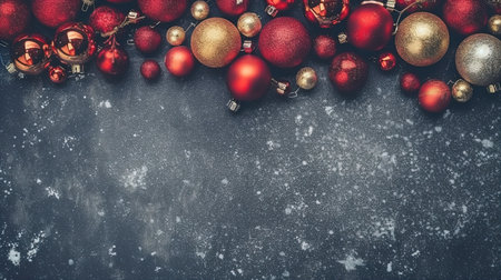 Christmas background. The Christmas holiday. new year. copy spaceの素材