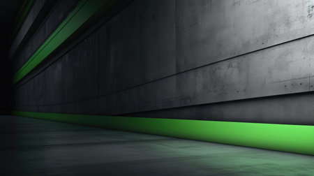 abstract gray-green background for design, banner Generative AIの素材