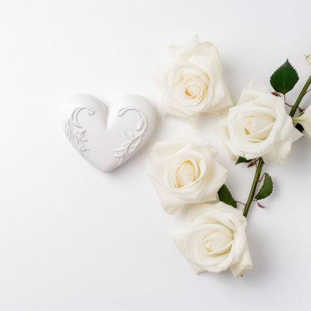 Romantic, love background, design for Valentine's day Generative AIの素材