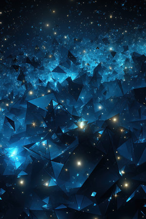 Abstract Triangle Background. 3D Triangles. Modern Wallpaper. Wallpapers for the screen of your phone, tablet, computer.の素材