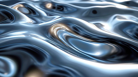 abstract background, liquid metal, Banner design, web design, Trend of 2024の素材