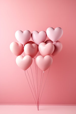 Hearts are Symbols of love for the designer of greeting Cards "Happy women", "Mothers", "Valentine's Day", "Birthday".の素材