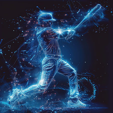 Baseball player illustration. Design of clothes, albums, notebooks. Sports bannersの素材