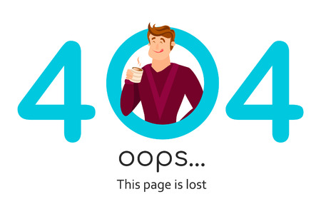 Error page for the siteのイラスト素材