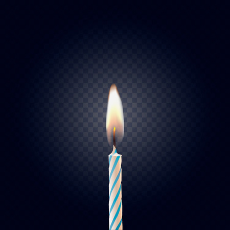Colorful candle illustration.のイラスト素材