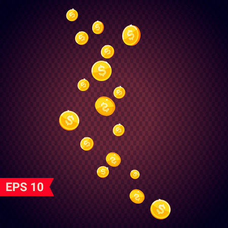 Gold coin icon.のイラスト素材