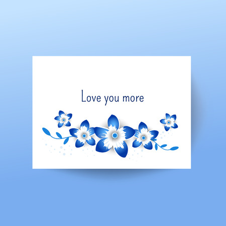 Paper cut style of  bright flower isolated on white background. Vector Illustration.のイラスト素材