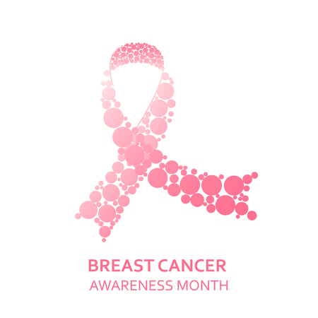 Breast Cancer Day concept.のイラスト素材