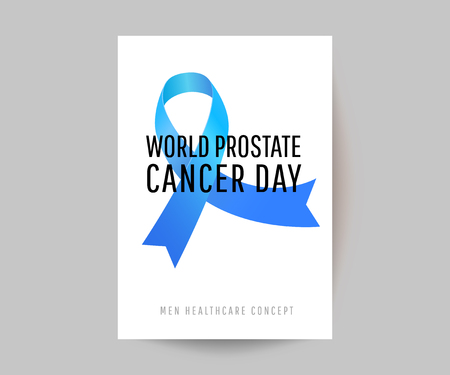 World Prostate Cancer Day concept banner.のイラスト素材