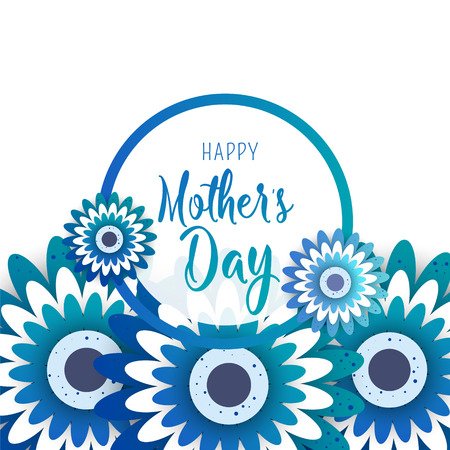 Template design poster for mother's dayのイラスト素材