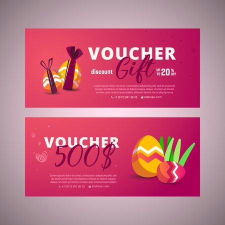 Easter Sale Banner Template Background.Can be used for voucher, wallpaper,flyers, invitation, posters, brochure, coupon discount,greeting card,のイラスト素材