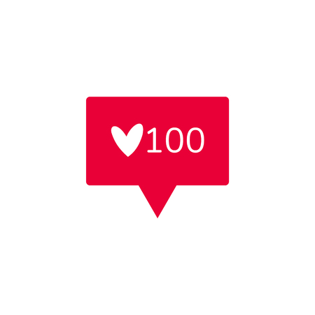 Follower Icon like Social media 1 like, button, ui, app. Vector illustration.のイラスト素材