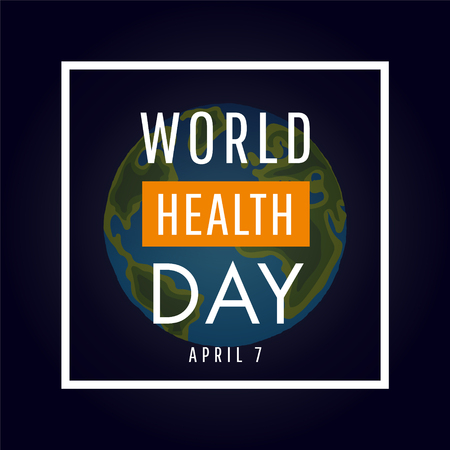 Vector Illustration of World health day concept  Vector Illustrationのイラスト素材