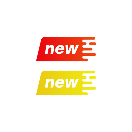 Bright New label. One day sale, Friday special offer. Vector illustration.のイラスト素材
