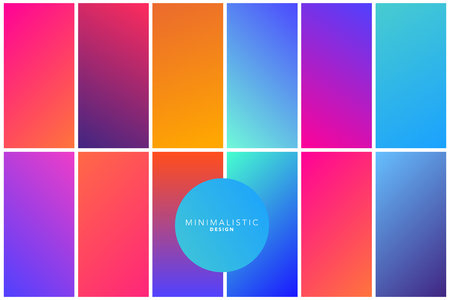 Abstract geometric background in gradient tonesのイラスト素材