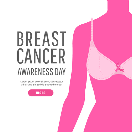 World Breast Cancer Day concept. Vector Illustration.  Mammographyの写真素材