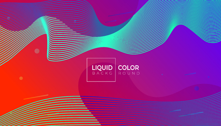 Gradient color abstract geometric background with lines for brochure, catalog.のイラスト素材