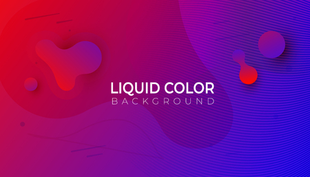 Colored abstract modern graphic banner design for mobileのイラスト素材