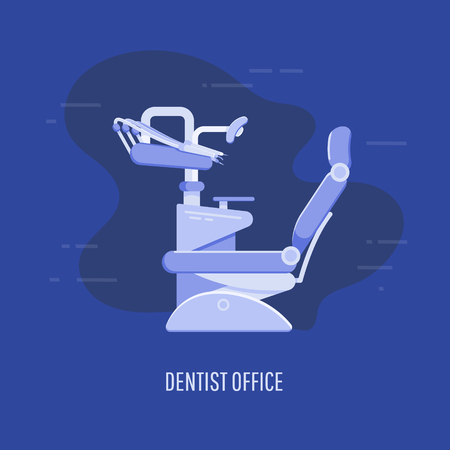 Dentist office background. Vector illustration colorful template for you design, web and mobile applicationsのイラスト素材
